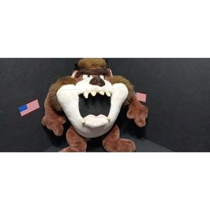 RARE Tazmanian Devil Taz Plush Doll Looney Tunes